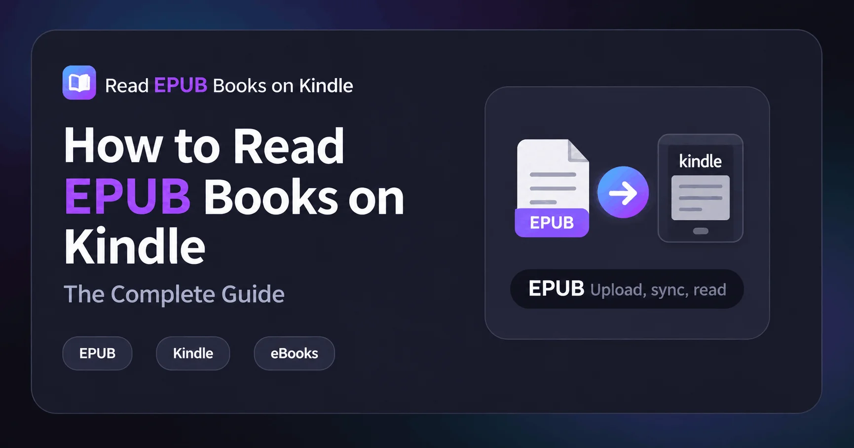 How to Read EPUB Books on Kindle
